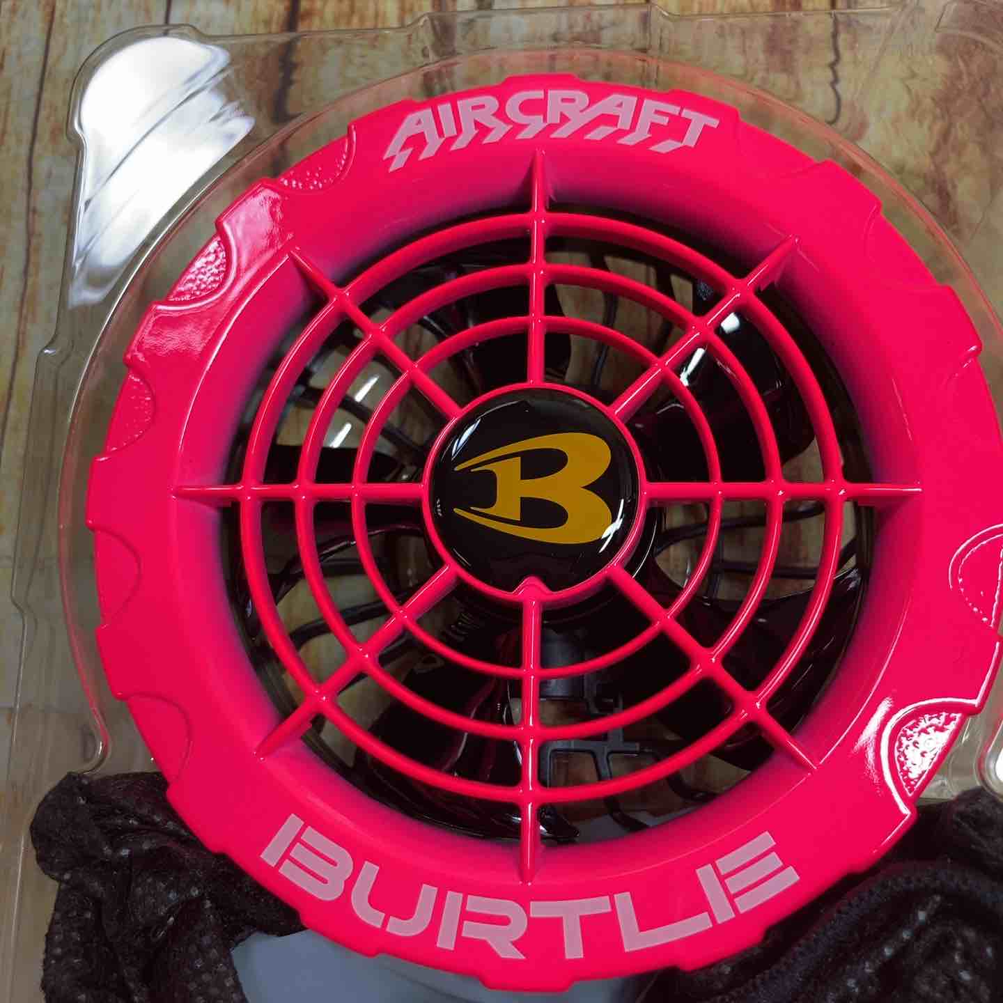 新品未使用 バートル ファン アシンメトリー イエロー ピンク AC371 ⑥