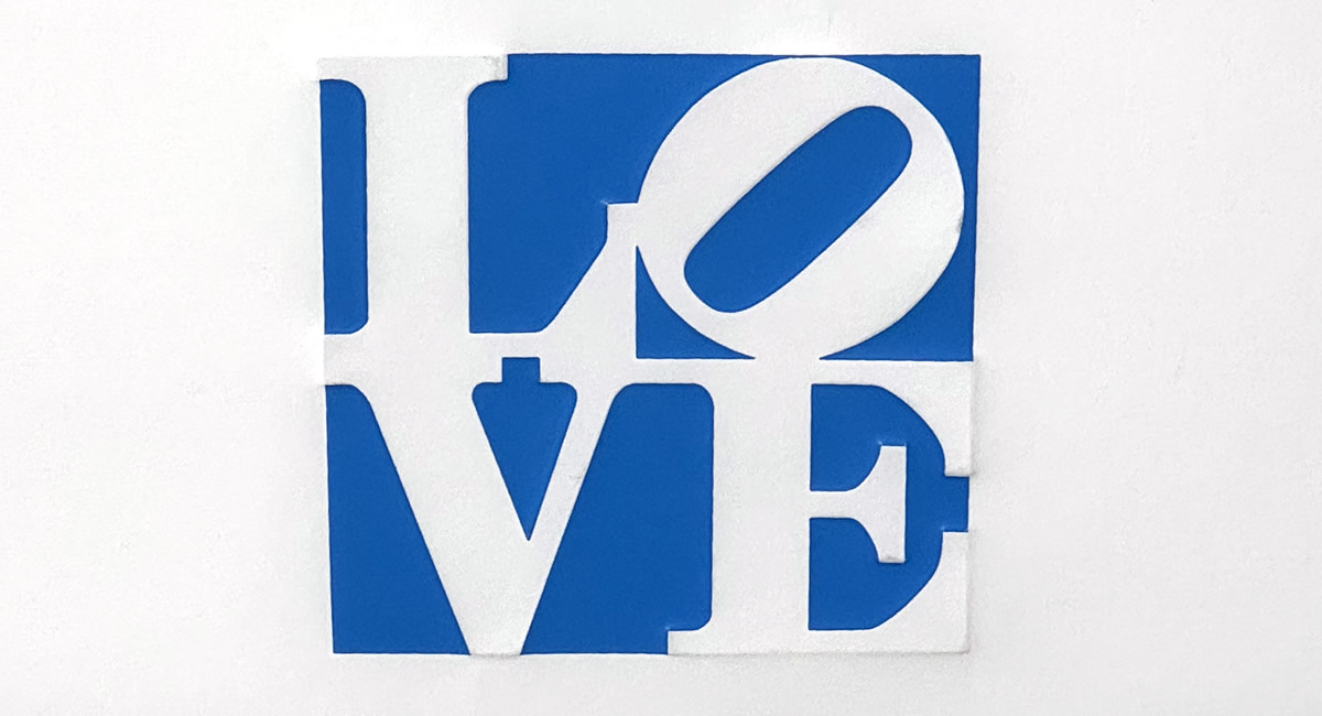 ロバート・インディアナ「The Book of Love」よりBlue/絵画販売