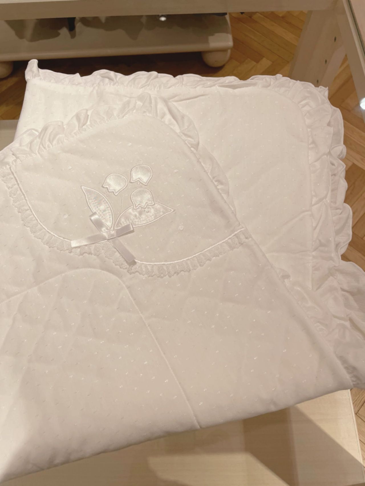 出産準備「ラップケット」のご紹介♪｜ファミリア伊勢丹新宿店