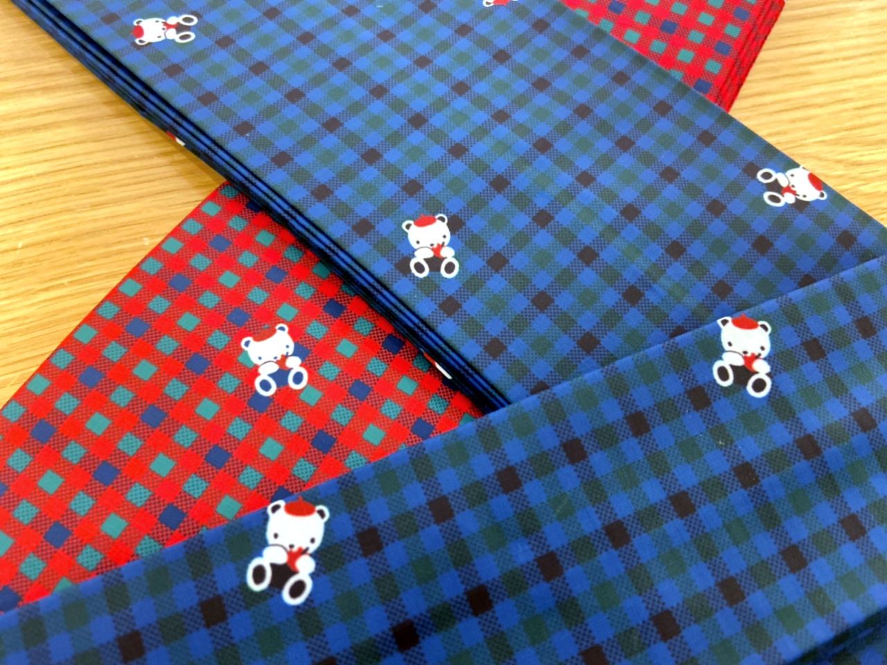 シュパット・エコバッグ」青系チェック柄販売中！｜ファミリア代官山店