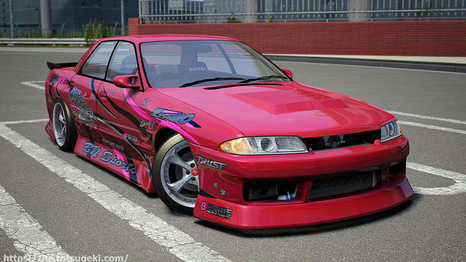 Assetto Corsa】HCR32 スカイライン 4ドア セダン BN Sports | Nissan