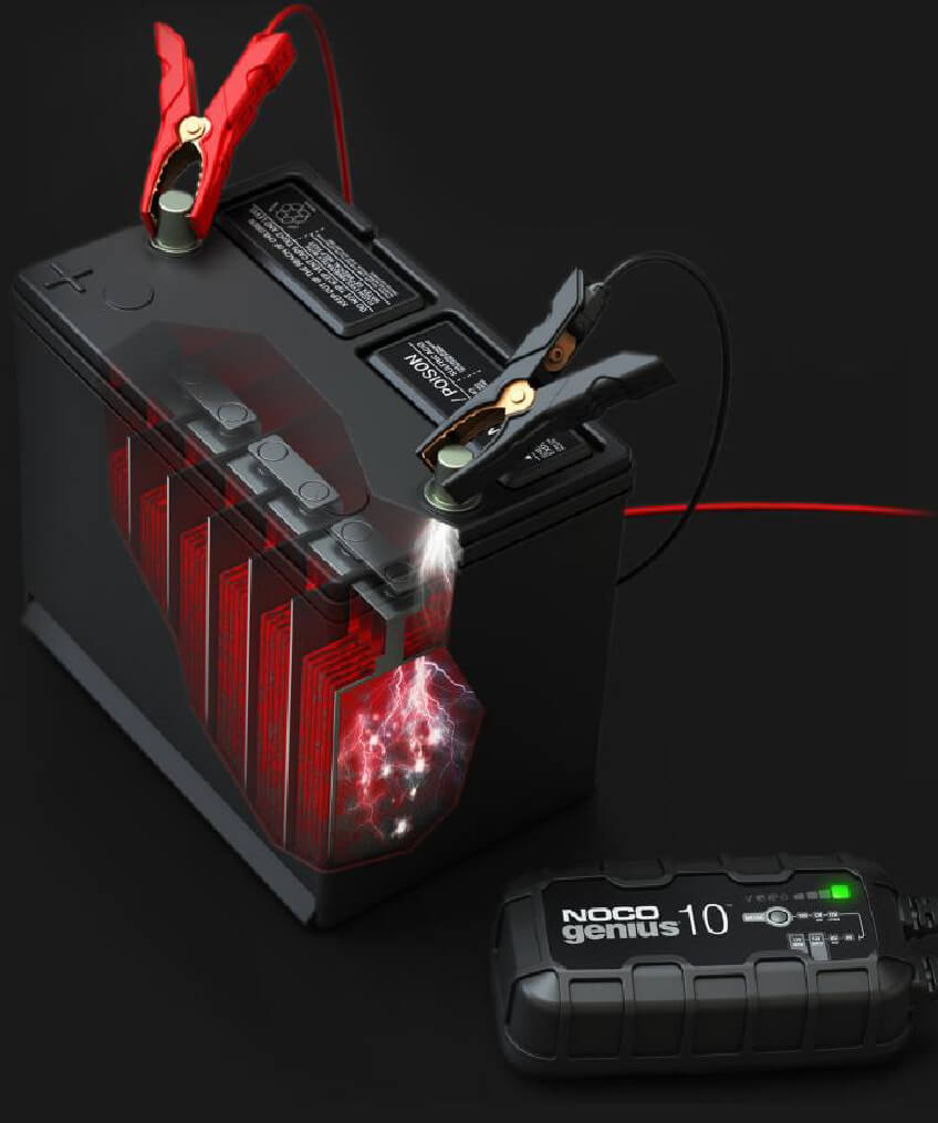 NOCO genius10 ジーニアス10 12V/10Aチャージャー - エレキの修理屋
