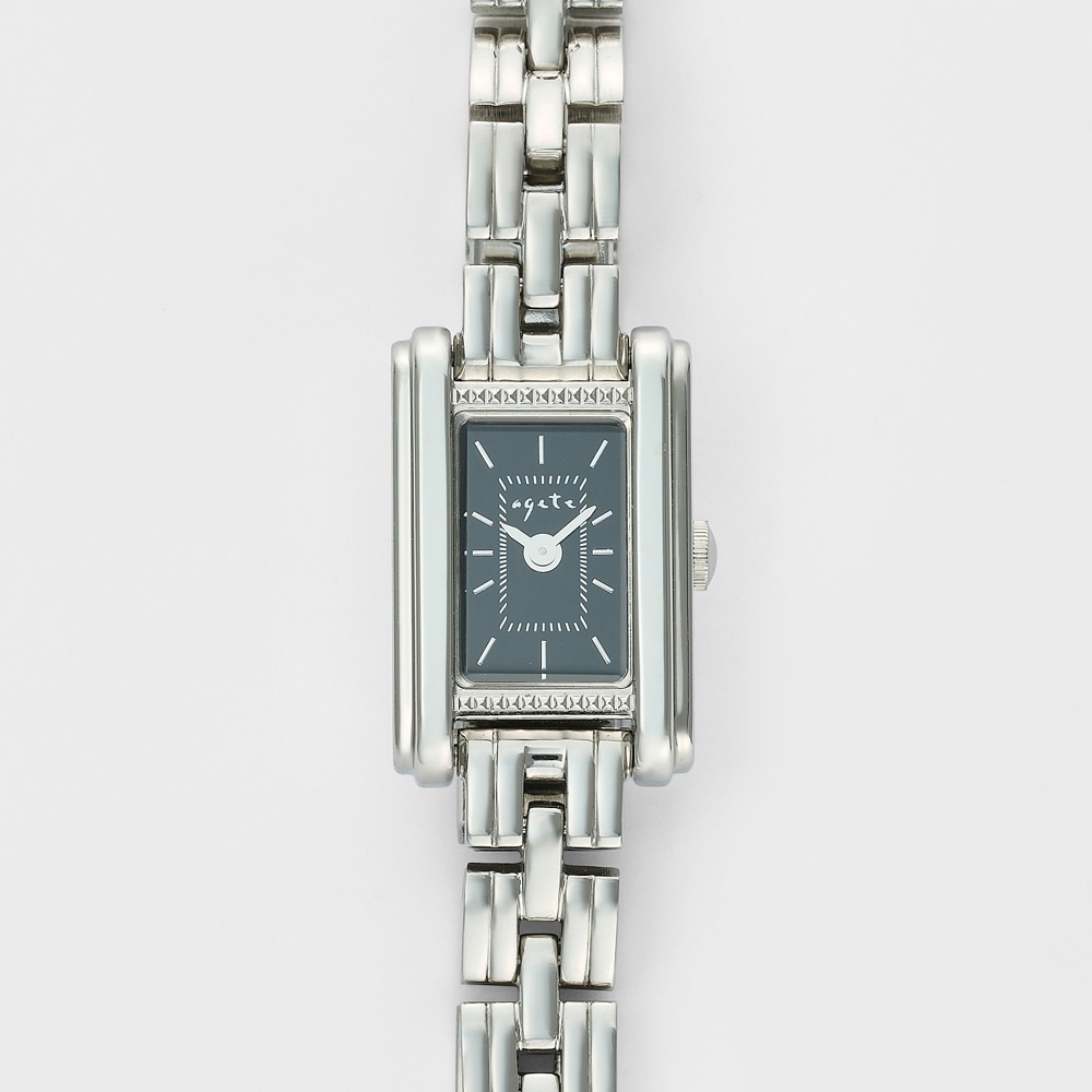 スクエアフェイスウォッチ／シルバー｜時計｜アガット 公式オンライン