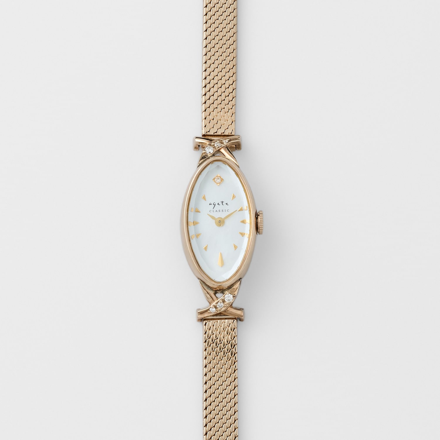 agete(アガット) オーバルフェイスジュエリーウォッチ 【公式通販】