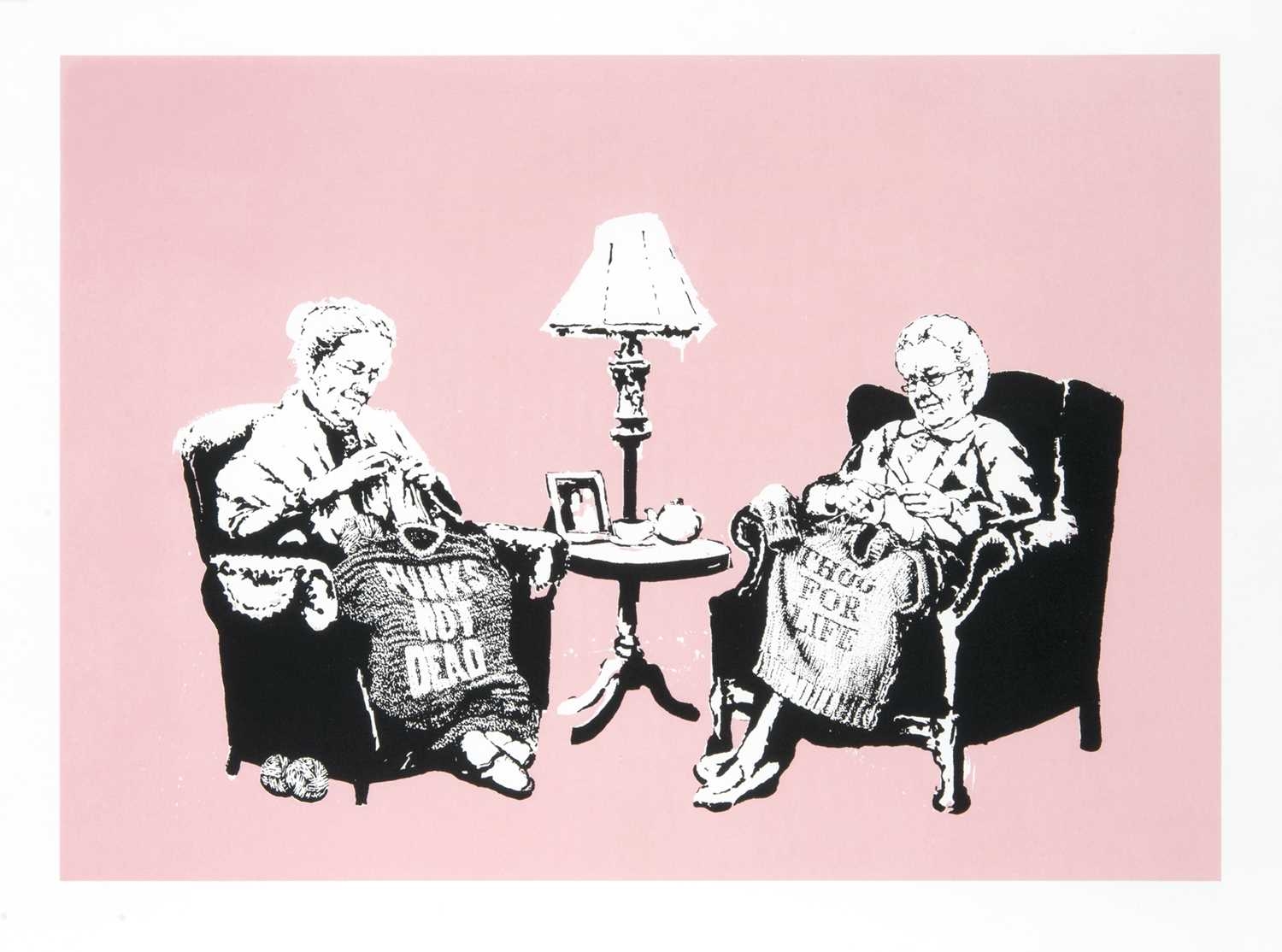 BANKSY Grannies | AGYO Gallery