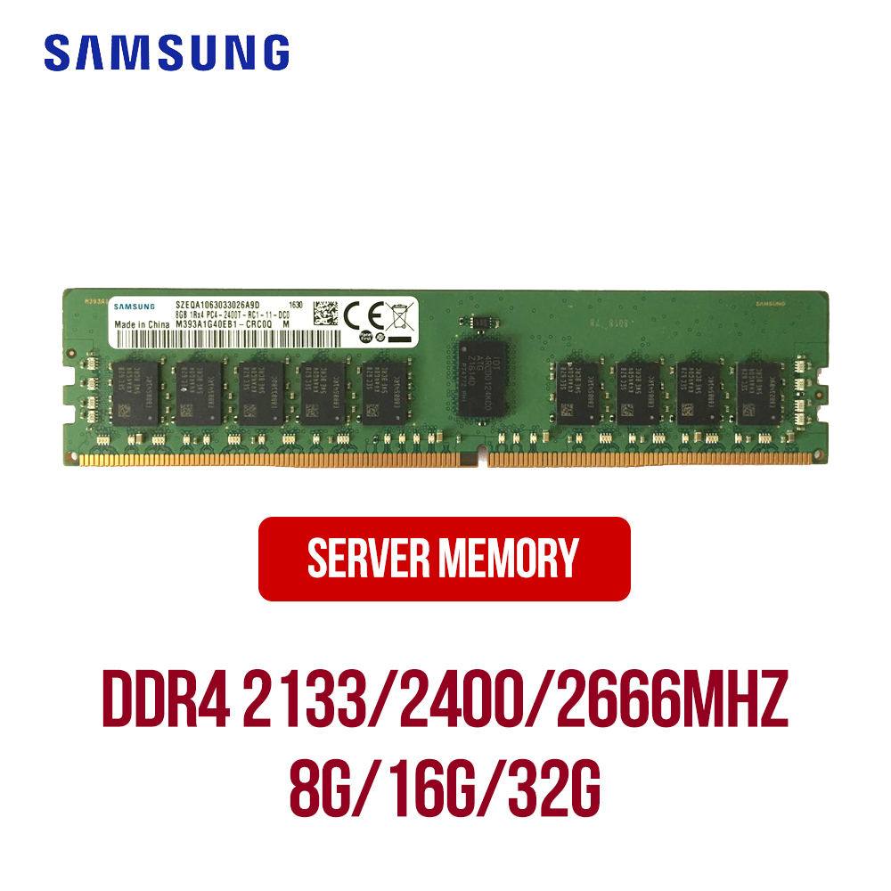 SAMSUNG 32GB 64GB DDR4 Server RAM 2133 2400 2666 2933MHz RECC
