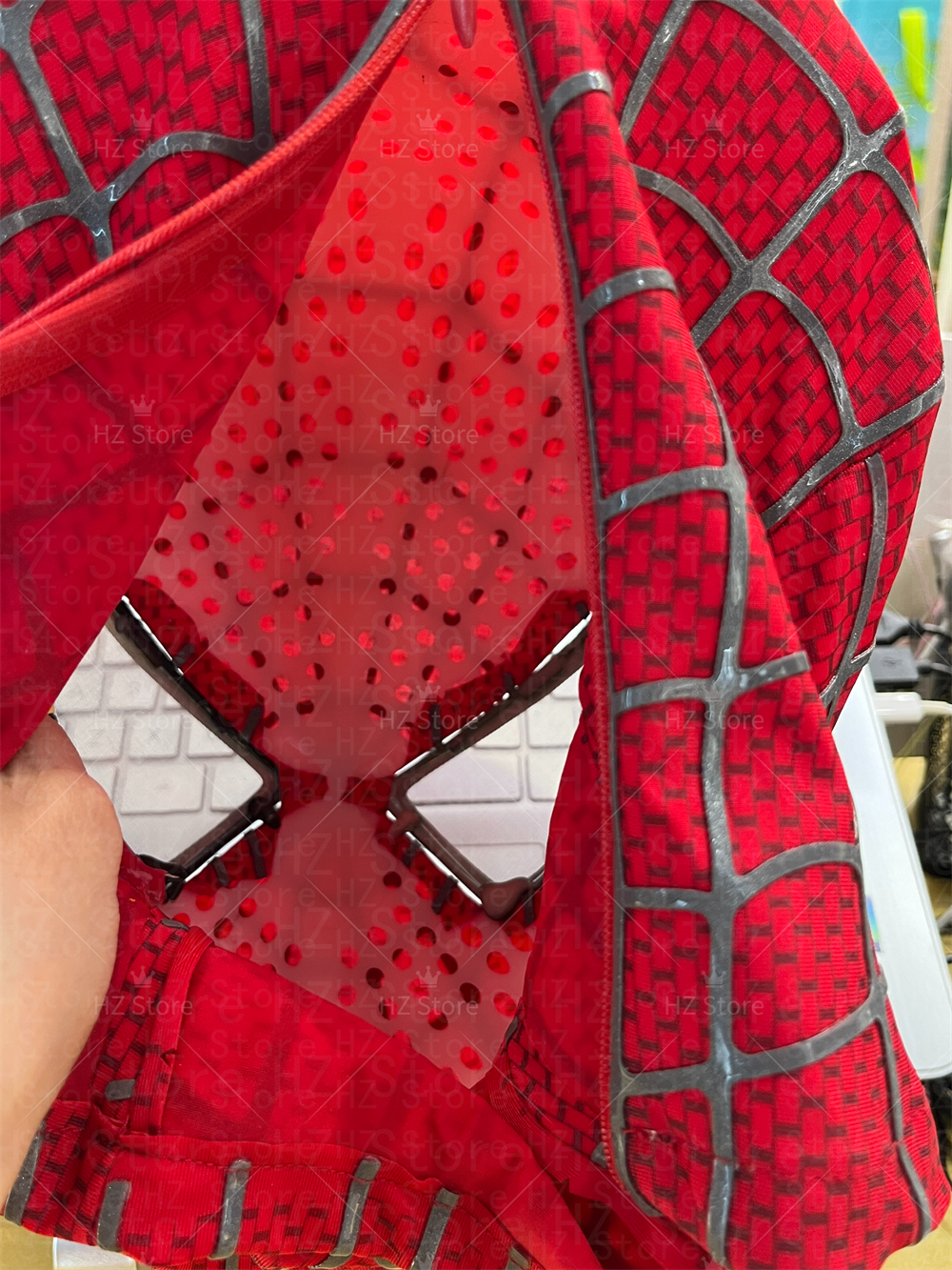 サム・レイミ風スパイダーマンマスク 3Dプリント可能 フェイスシェル