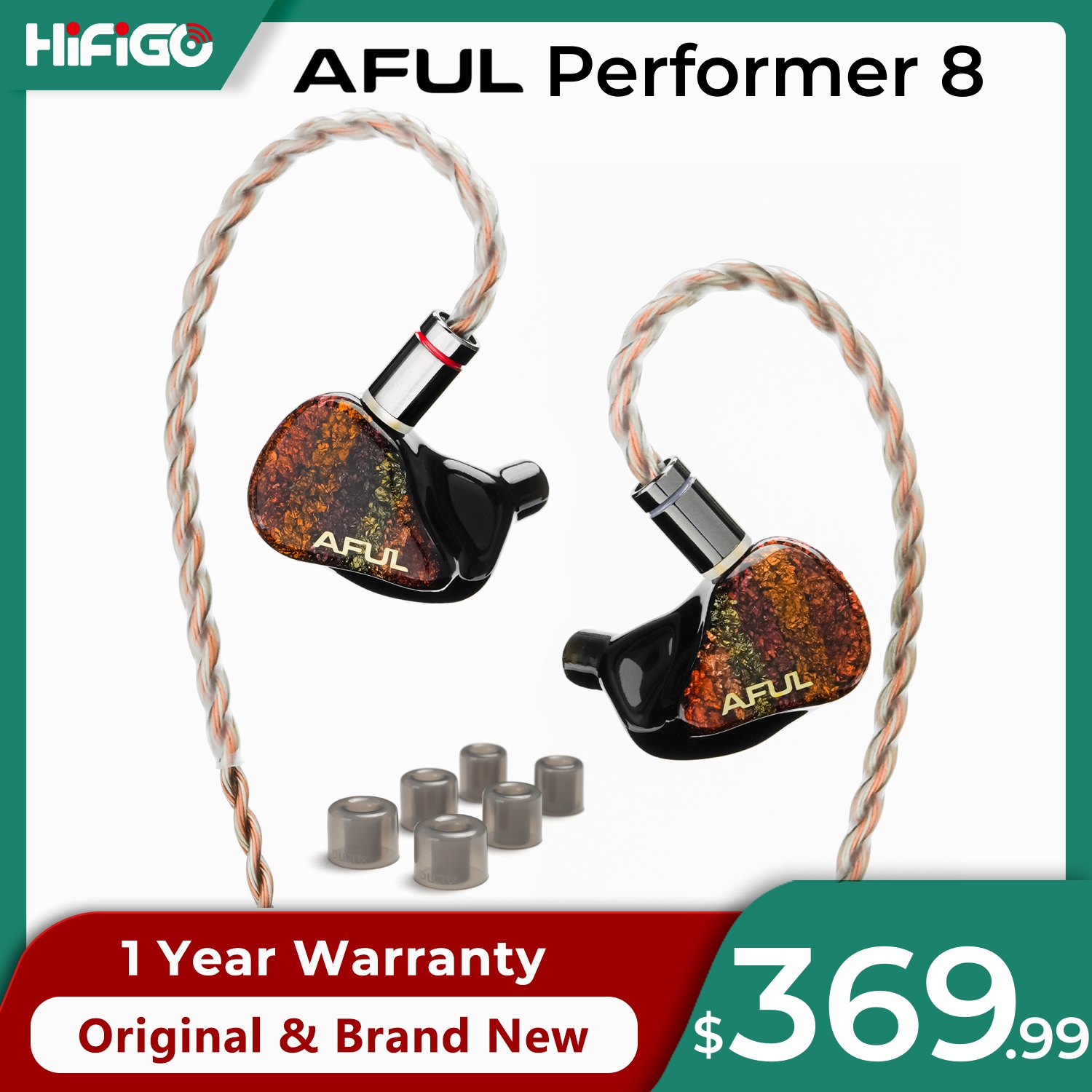 AFUL Performer 8/Performer8 Hybrid Drivers Wired Earphones 1DD+