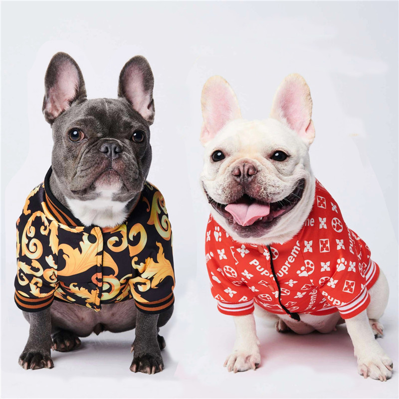 S-3XL Hund Kleidung Französisch Bulldog Jacke für Kleine Hunde
