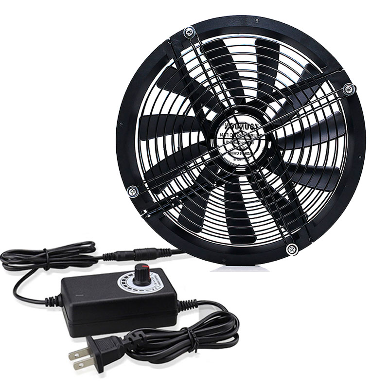 冷却ファン,250mm,25cm,12v dc,250x30mmメスPC,速度コントローラー付き