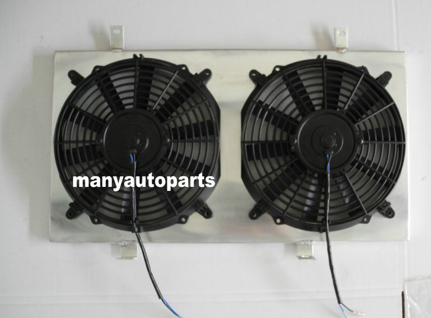 日産シルビア S14 S15 SR20DET ラジエーターアルミファンシュラウド +