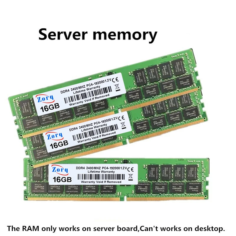 Ecc-サーバーメモリ,ddr4,reg,8GB, 16GB, 64GB, 32GB, 2133mhz,2400mhz
