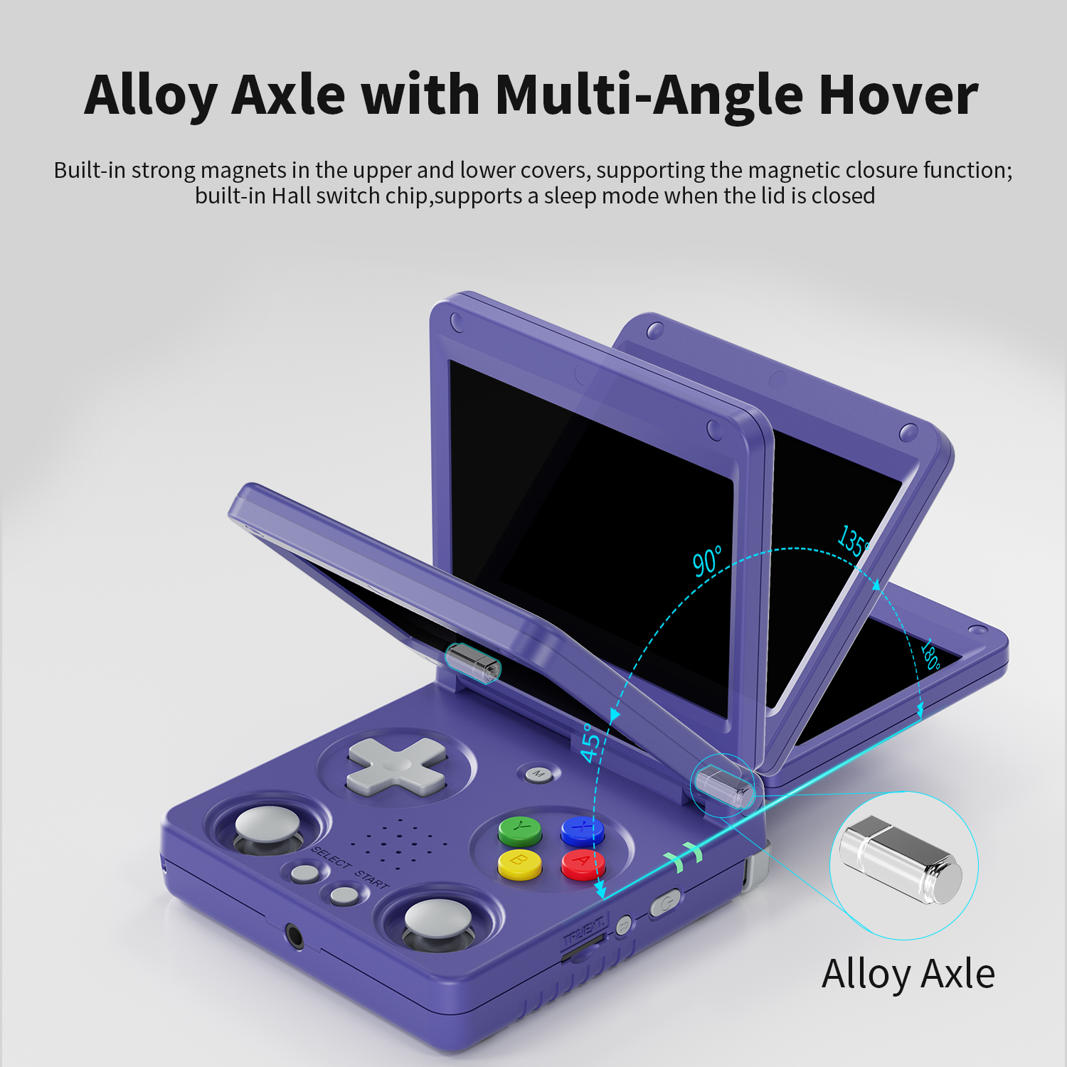 Anbernic RG34XXSP 3.4 インチ IPS Linux 64 ビット ゲーム コンソール