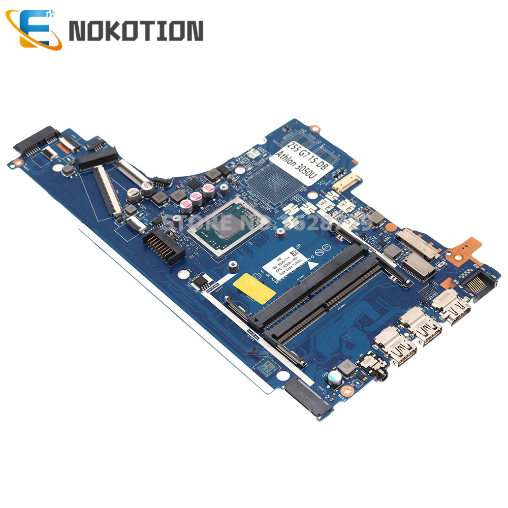 NOKOTION için HP 255 G7 15-DB dizüstü anakart 3050U CPU DDR4