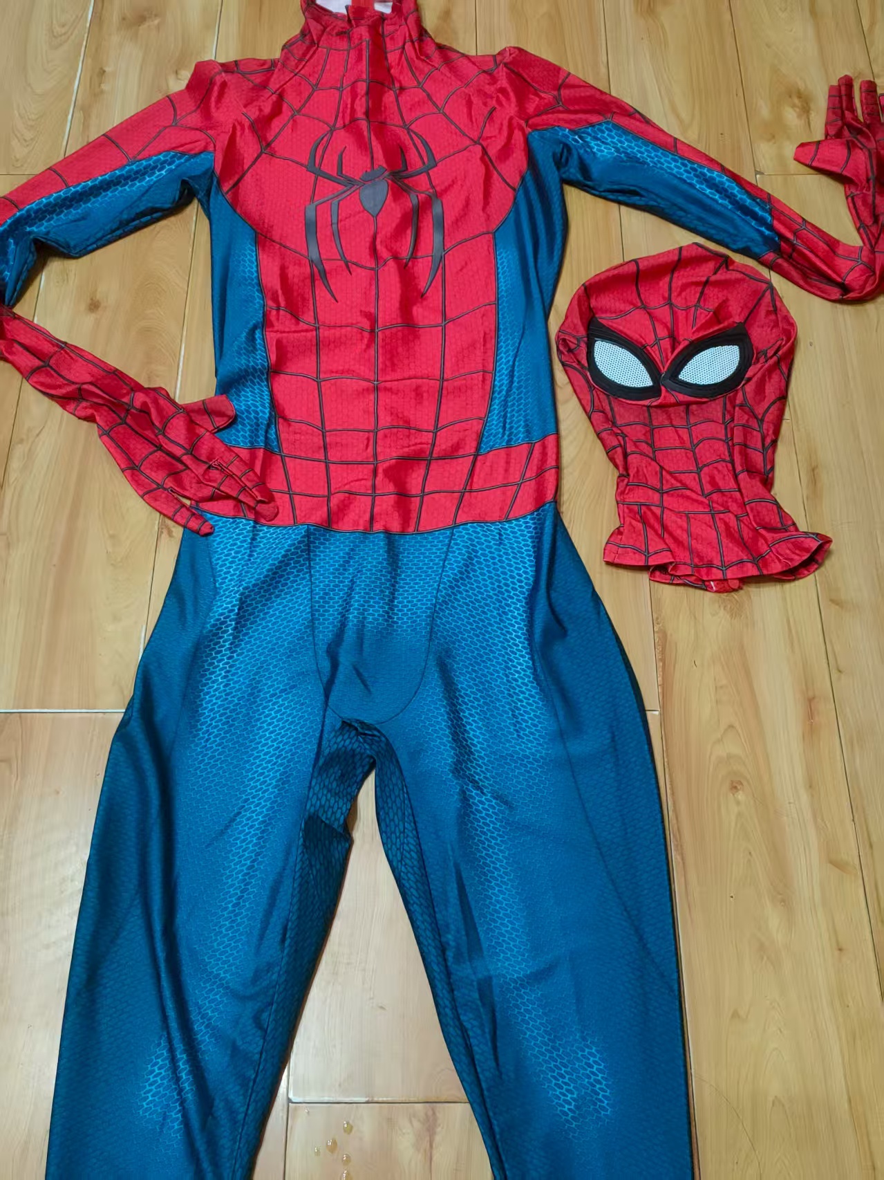 黒ブランドの新しい日スパイダーマンコスプレ新エンドスーツスーパー