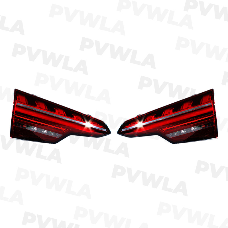 2PCs Left+Right Side Inside Rear Tail Light Lamp For Audi A4 B9