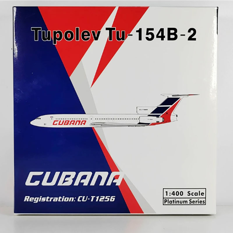 1:400 Scale Tu-154 Model Airplanes PH11804 Cubana Tupolev TU-154B2