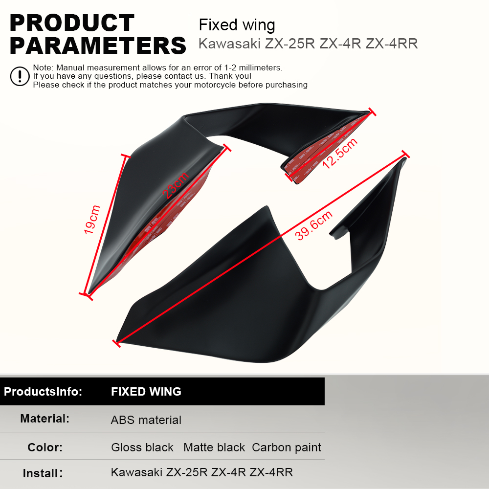 For Kawasaki ZX25R ZX4R ZX4RR ZX-25R/SE ZX-4R/SE ZX-46RR fixed