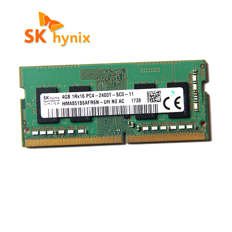 SKhynix DDR4 RAM 4GB 2400MHZ Laptop memory 4GB 1RX8 PC4-2400T-SA0