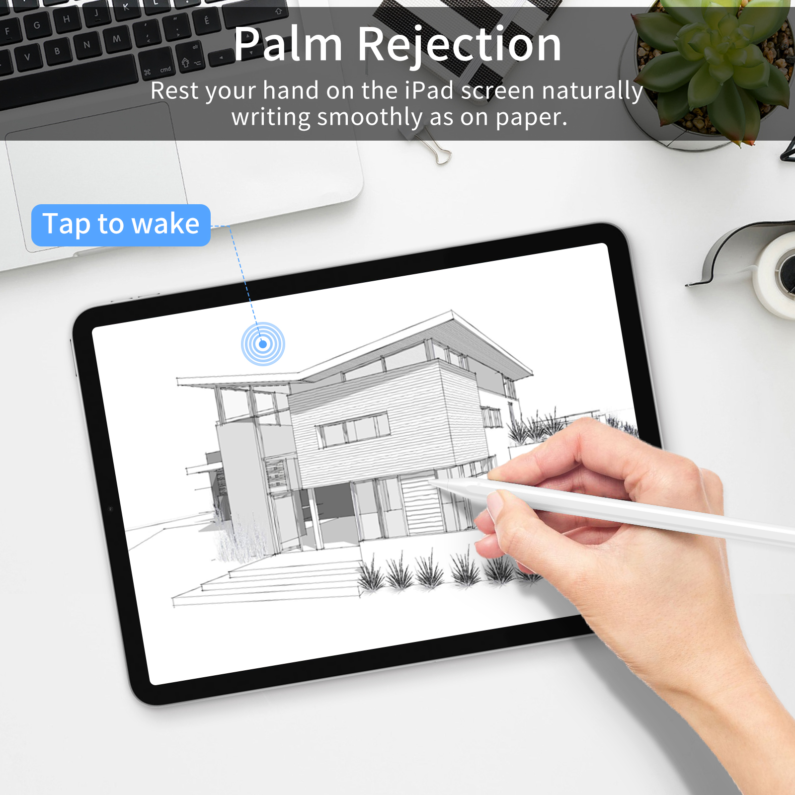 Apple Pencil 2 1用,ワイヤレス充電付き,ipad air用,4 5 pro 11 12.9