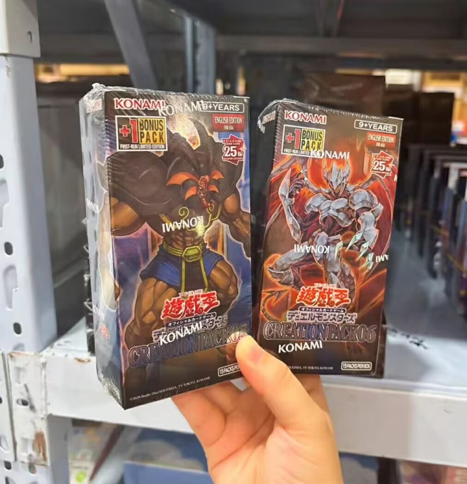 2Pcs Yugioh KONAMI Duel Monsters CR05 CR06 Creation Pack Evil HERO