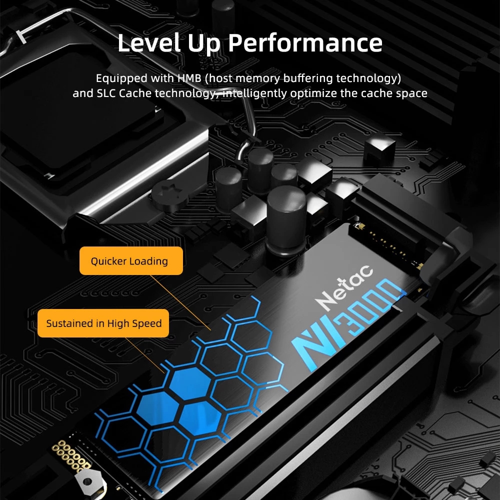 Netac NV3000 SSD M2 NVMe 3500MB/s PCIe 3.0 HD 250GB 500GB 1TB 2TB