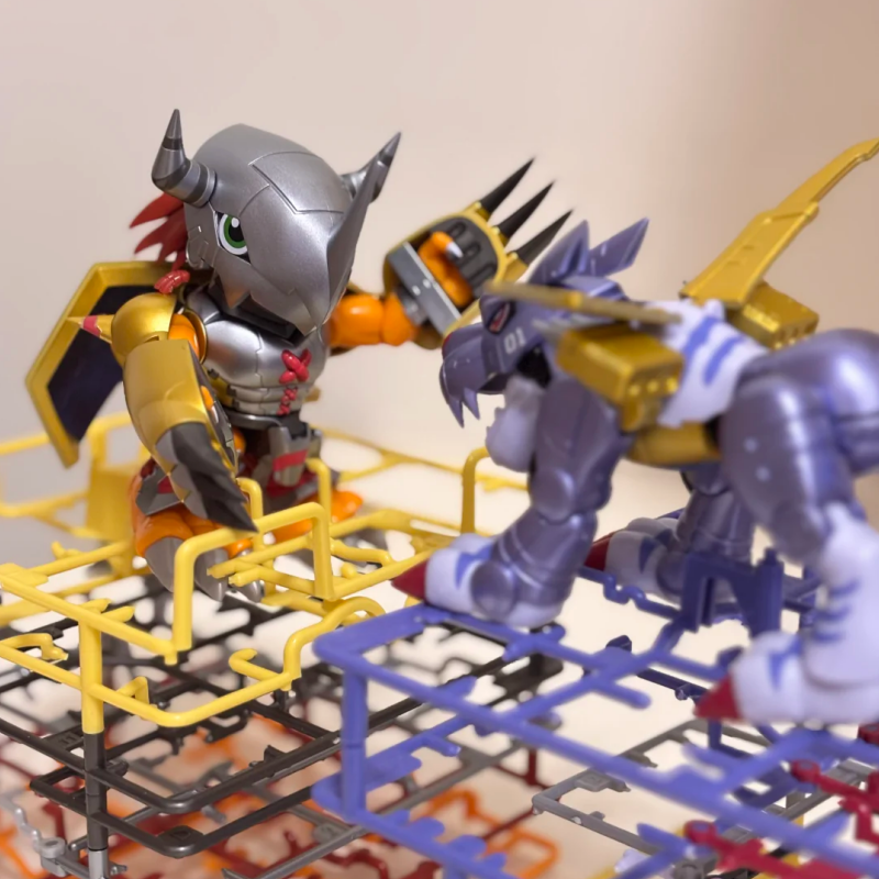 Plabako デジタルモンスターブラインドボックスアニメ周辺組み立て