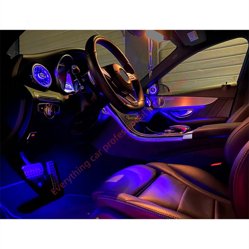 車 64 色のアンビエントライトメルセデスベンツ C クラス GLC W205