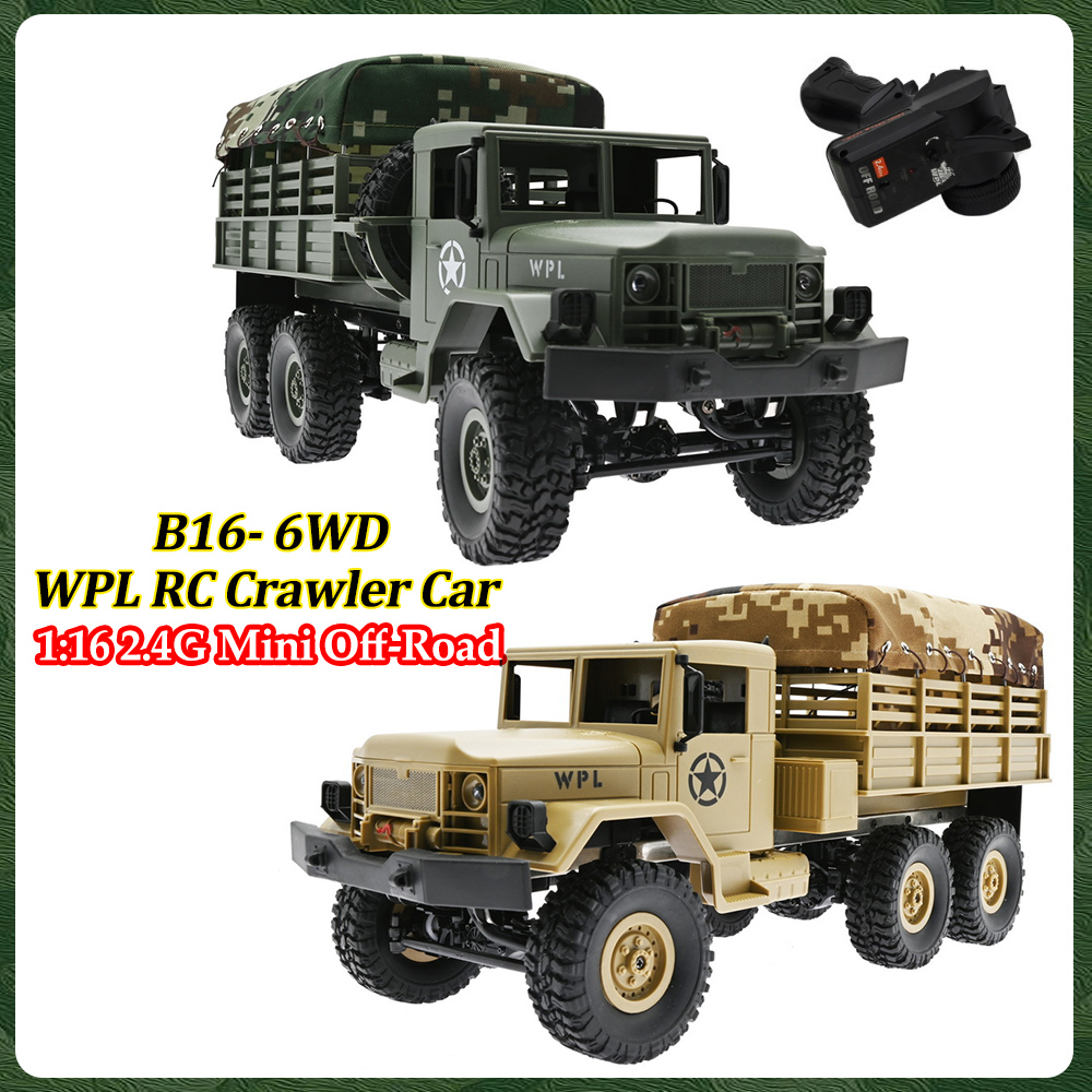 WPL B16 1/16 RC Truck 6WD Remote Control Climbing Car RTR 2.4G