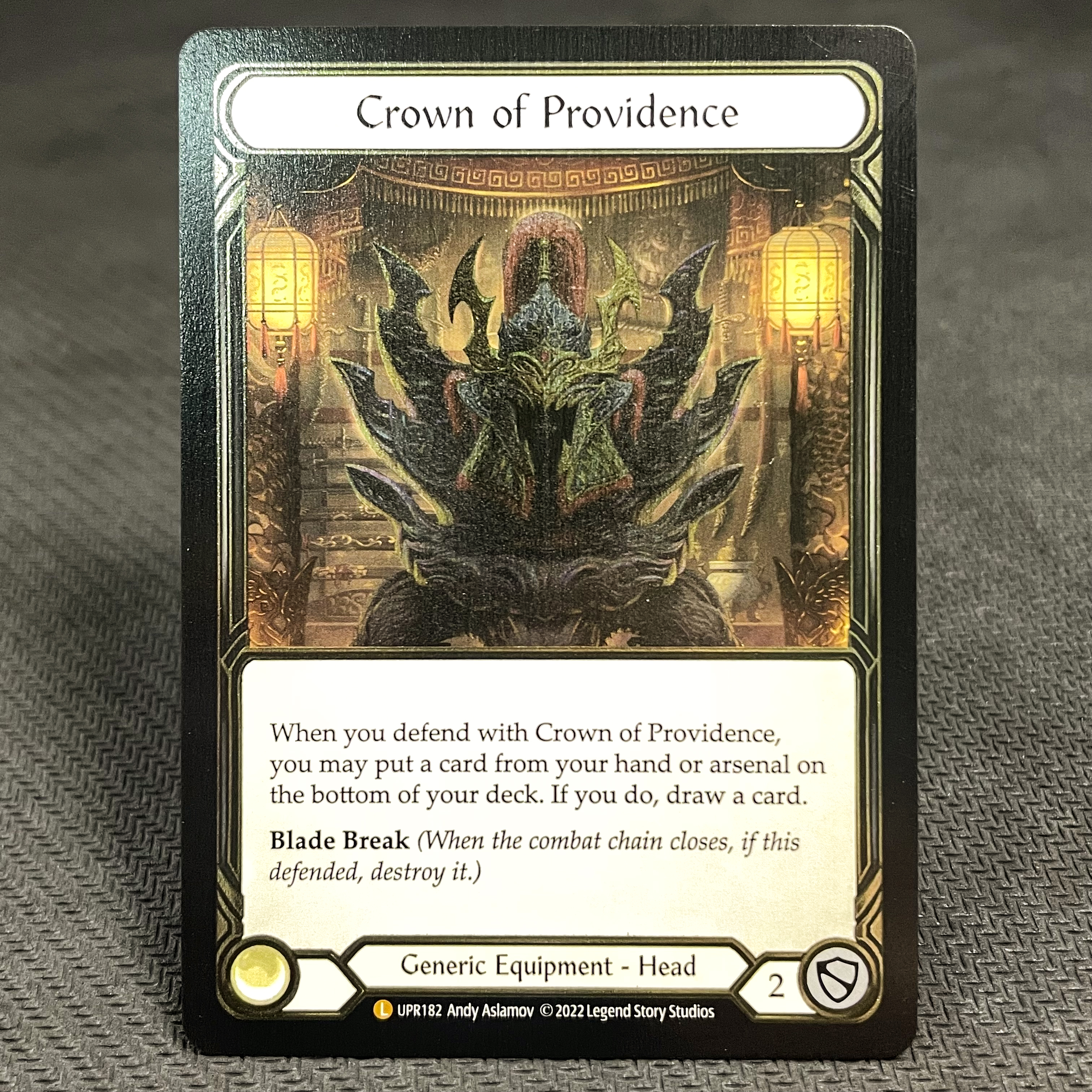 FAB COLD FOIL Proxy Collection Cards Crown of Providence