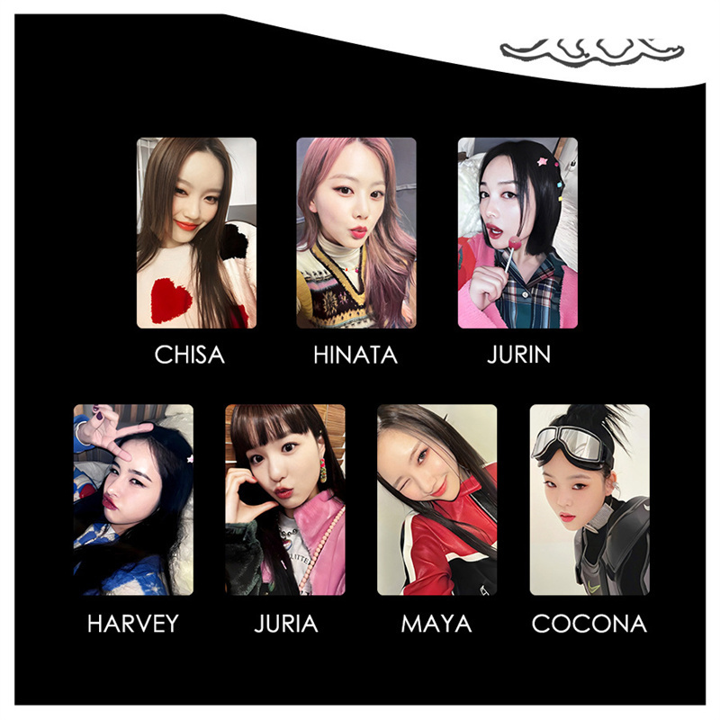 7pcs/set KPOP XG Album Shooting Star Photocard LOMO Small Card