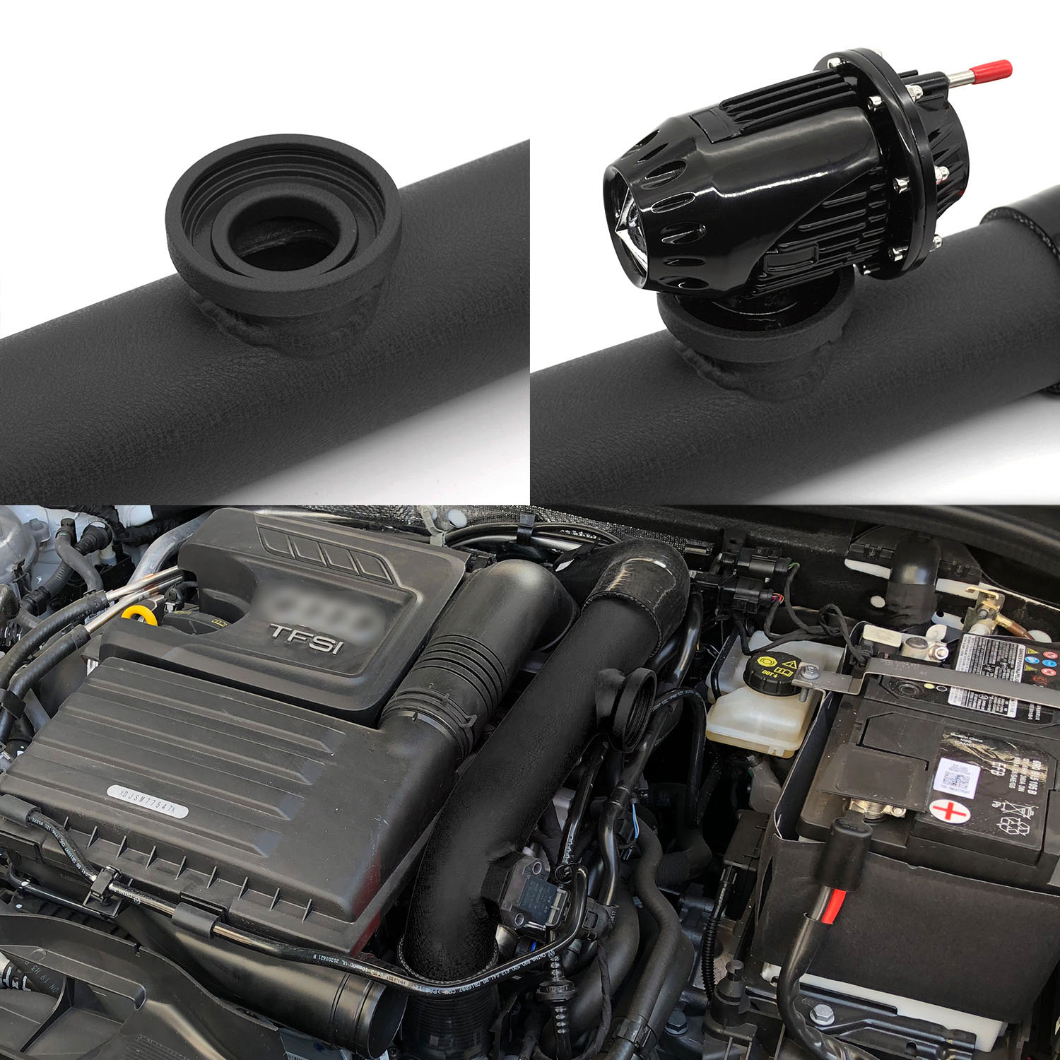 Intake Turbo Charge Pipe Kit with Pressure Relief Valve For