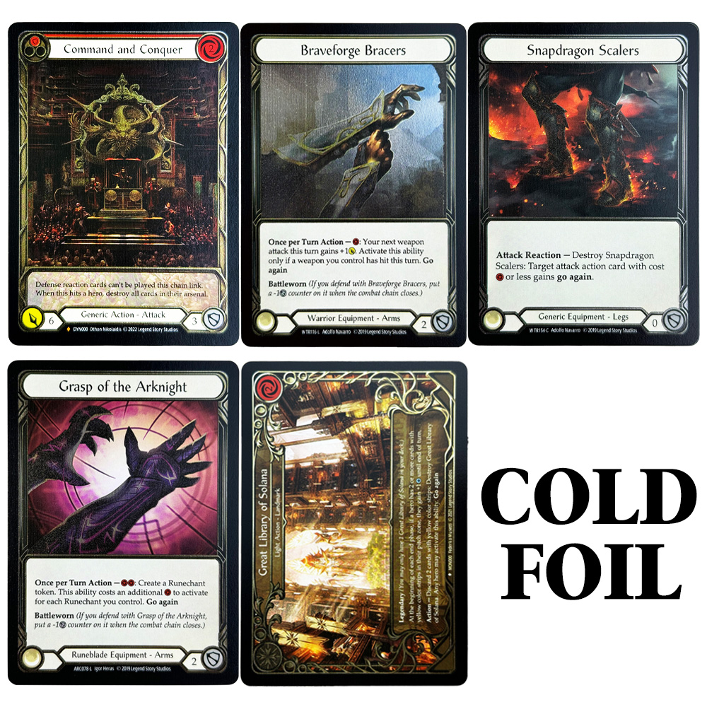 FAB COLD FOIL TCG Card Proxy DIY Game Cards Grasp of the Arknight