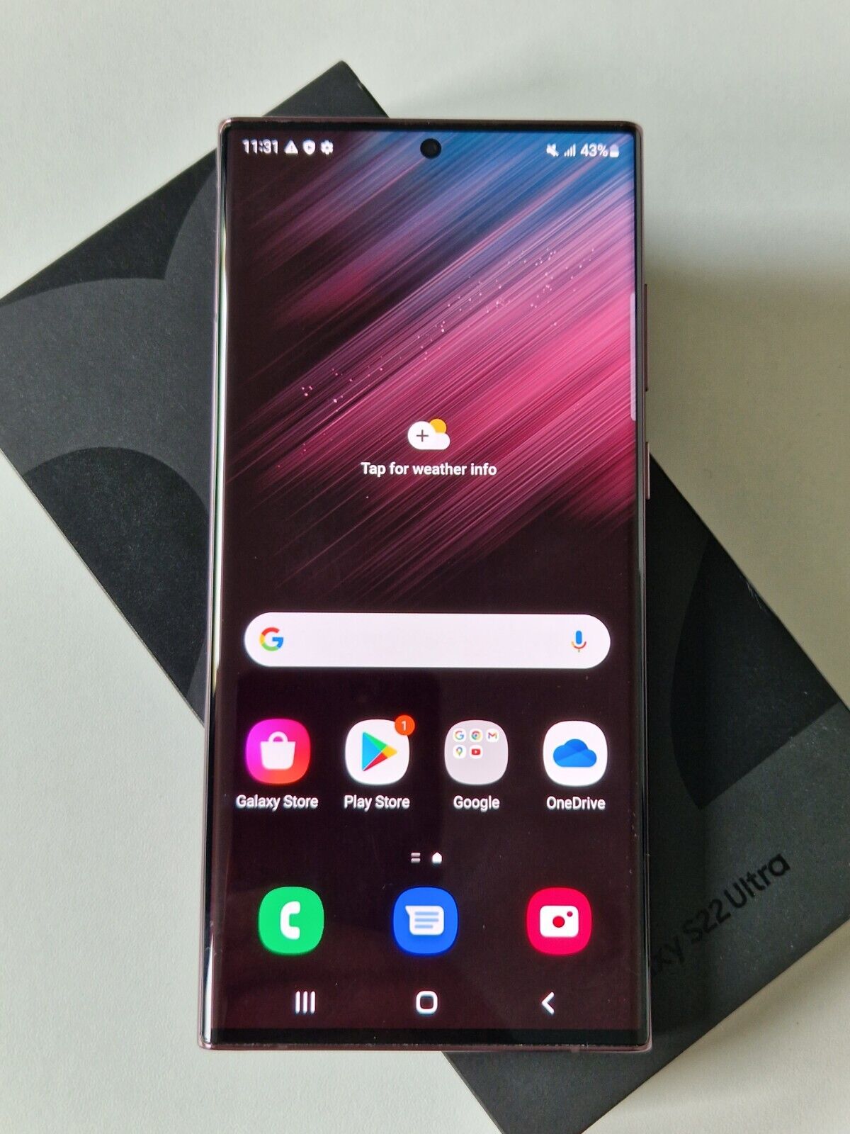 Samsung Galaxy S22 Ultra 5G Global Version Dual Sim/ 2 SIMs RAM 8