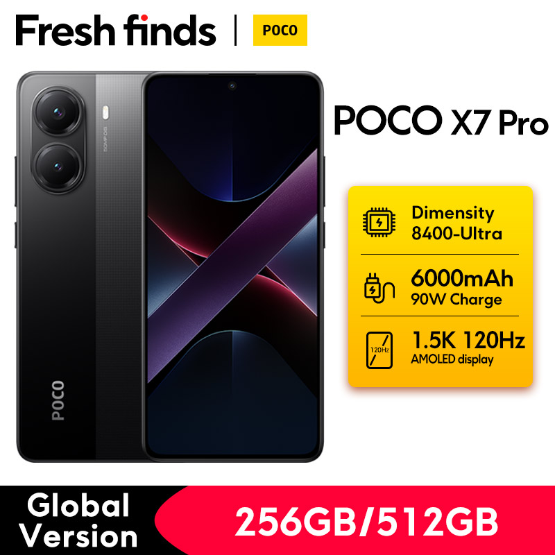 グローバル版 POCO X7 Pro 5Gスマートフォン 256GB/512GB NFC