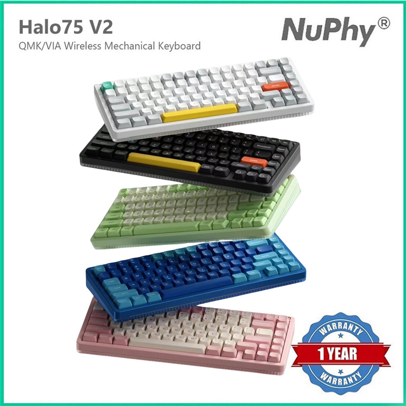 NuPhy Halo75 V2 QMK/VIA Wireless Mechanical Keyboard - AliExpress 7