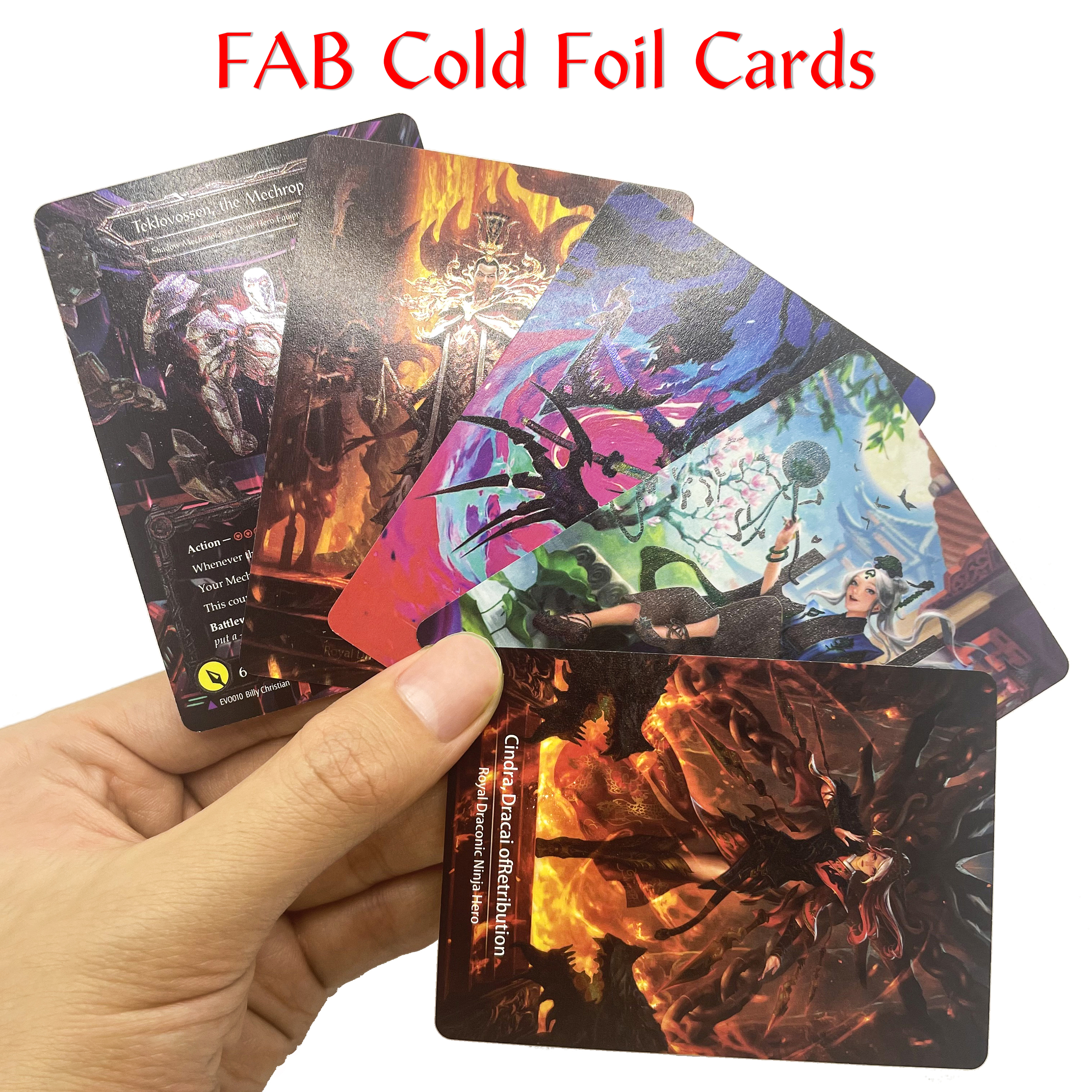 FAB Proxy Card Cold Foil Collection Cards Command and Conquer