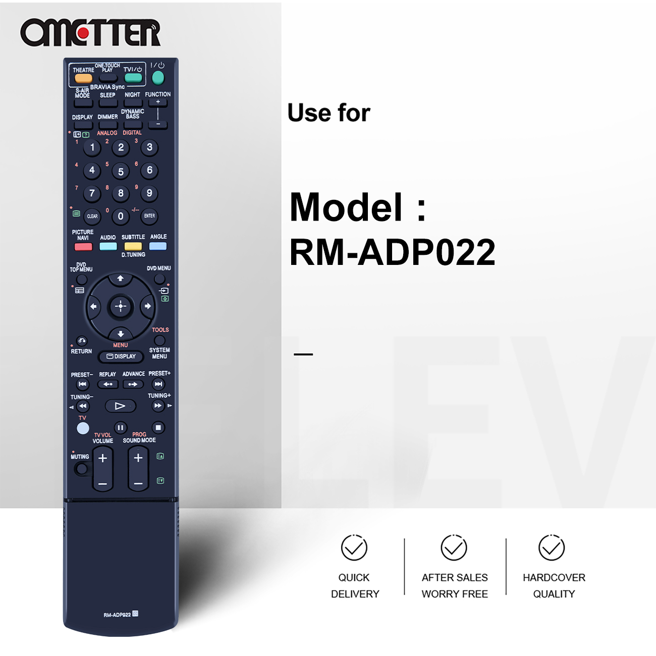 RM-ADP022 Remote Control Fit for Sony DVD Home Theatre System