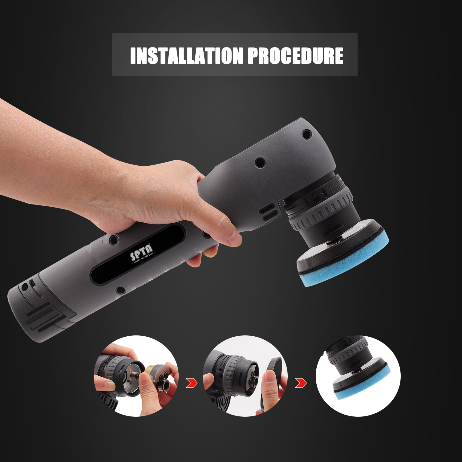 Spta-車のディテール、roおよびdaバッファ用のミニコードレス