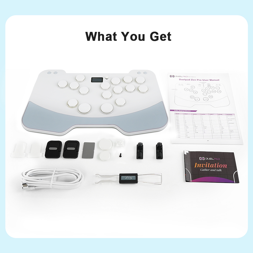 Duelpad Zen Metal Game keyboard controller Ergonomic Leverless