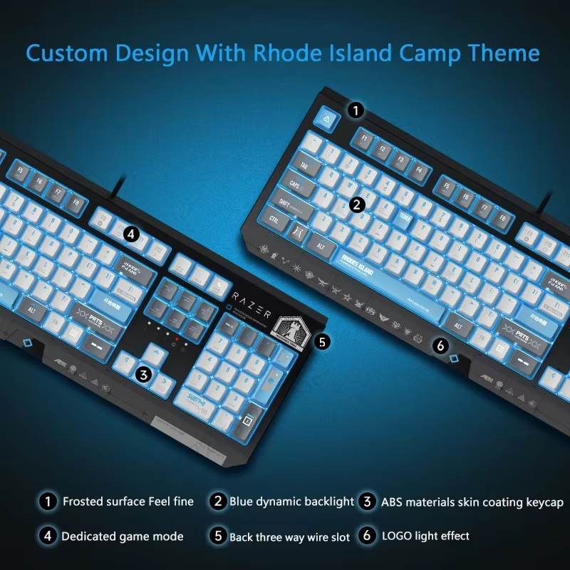 Razer Arknights Rhodes Island 限定版 104 キー有線ゲーミング