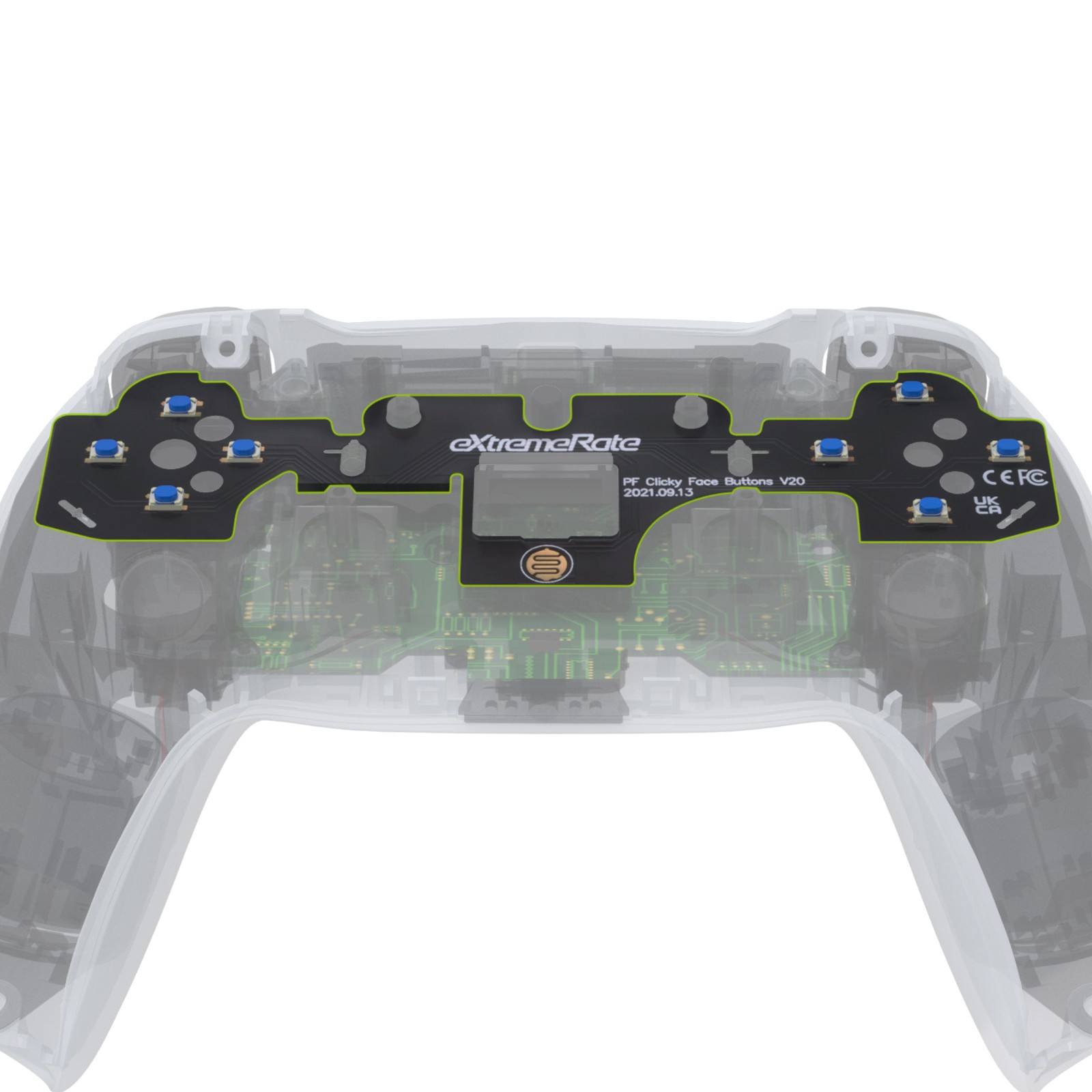 eXtremeRate Face Clicky Kit V2, Custom Tactile Dpad Action Buttons