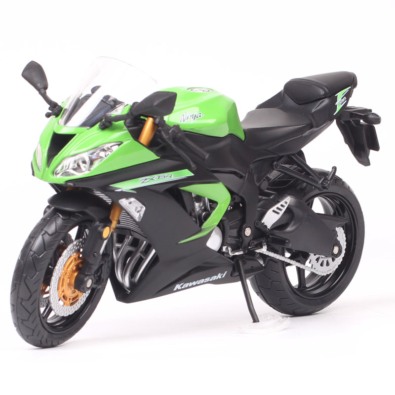 1/12 Kawasaki Ninja ZX-6R Racing Cross-country Motorcycles Model