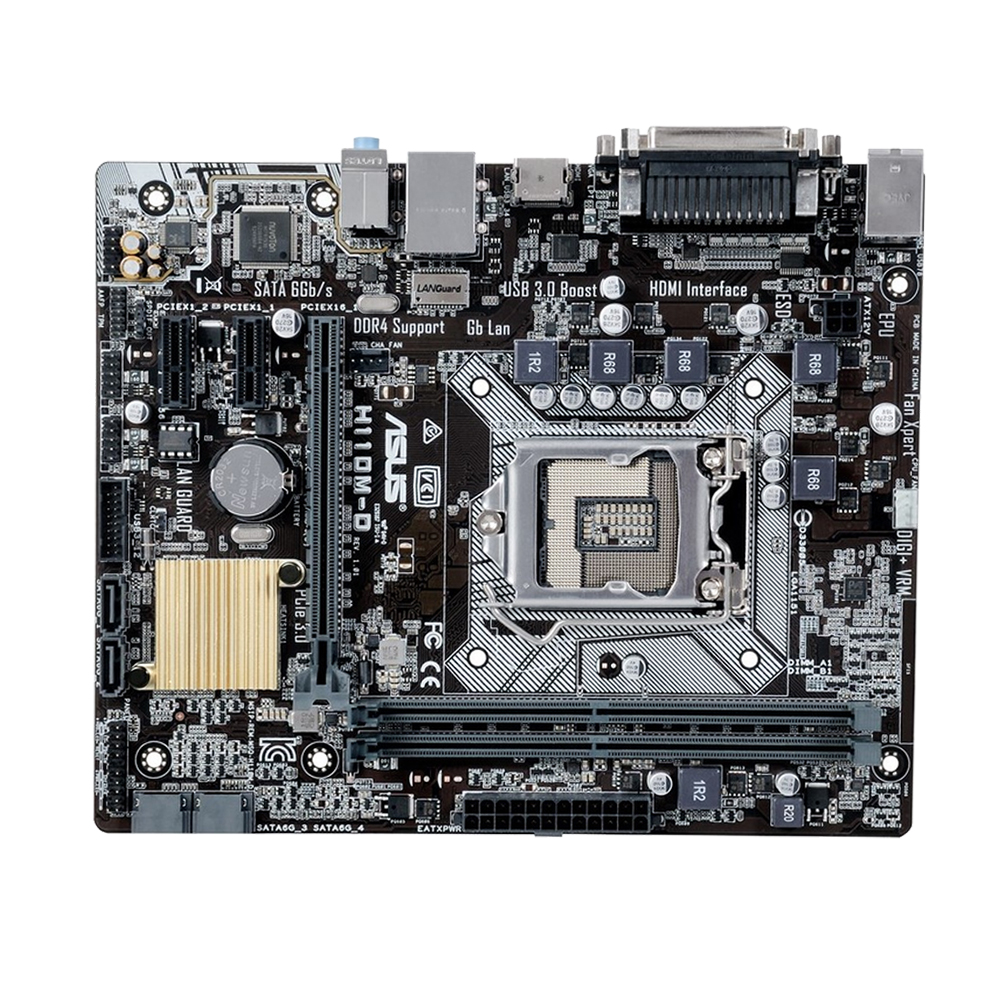 ASUS H110M Motherboard LGA 1151 Support i7-7700K 6700 i5-7600K