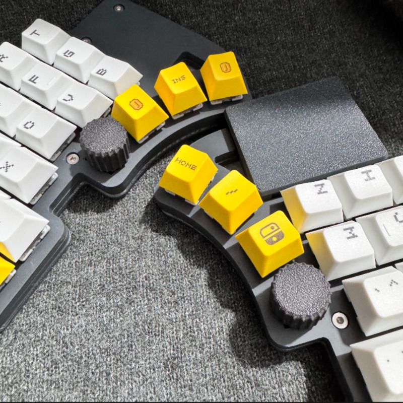 New Dilemma Max Split Keyboard Kit 3x6 Custom MX/choc Axis Wired