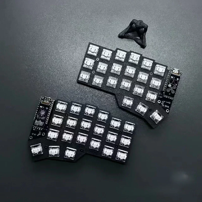 Corne-デュアル軸スプリットキーボードキット,カスタムホットスワップ