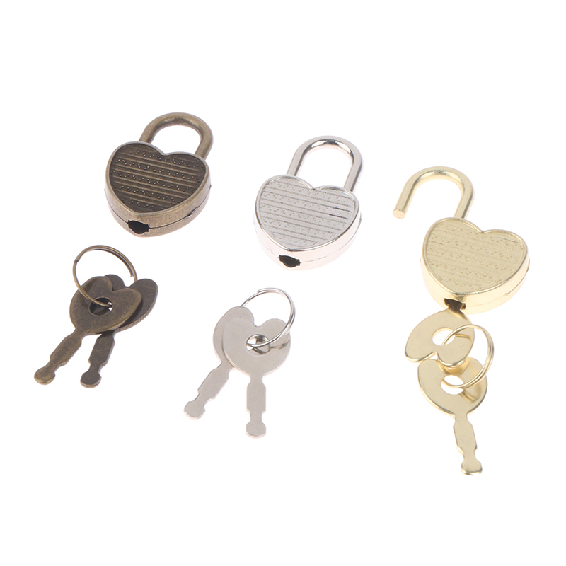 1pcs Mini Padlocks Key Lock With Key Luggage Lock For Zipper Bag