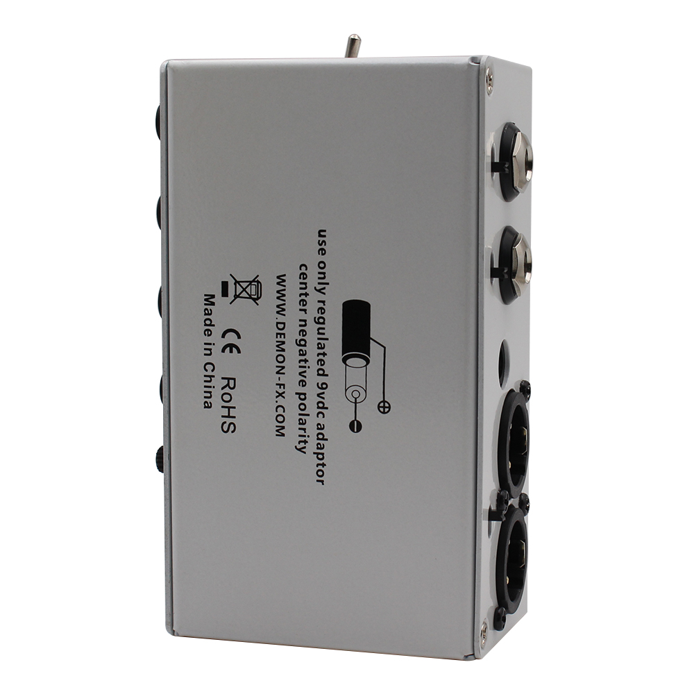 Demonfx SIMPLE Guitar DI Box Effect Pedal Preamp Simulator,Power