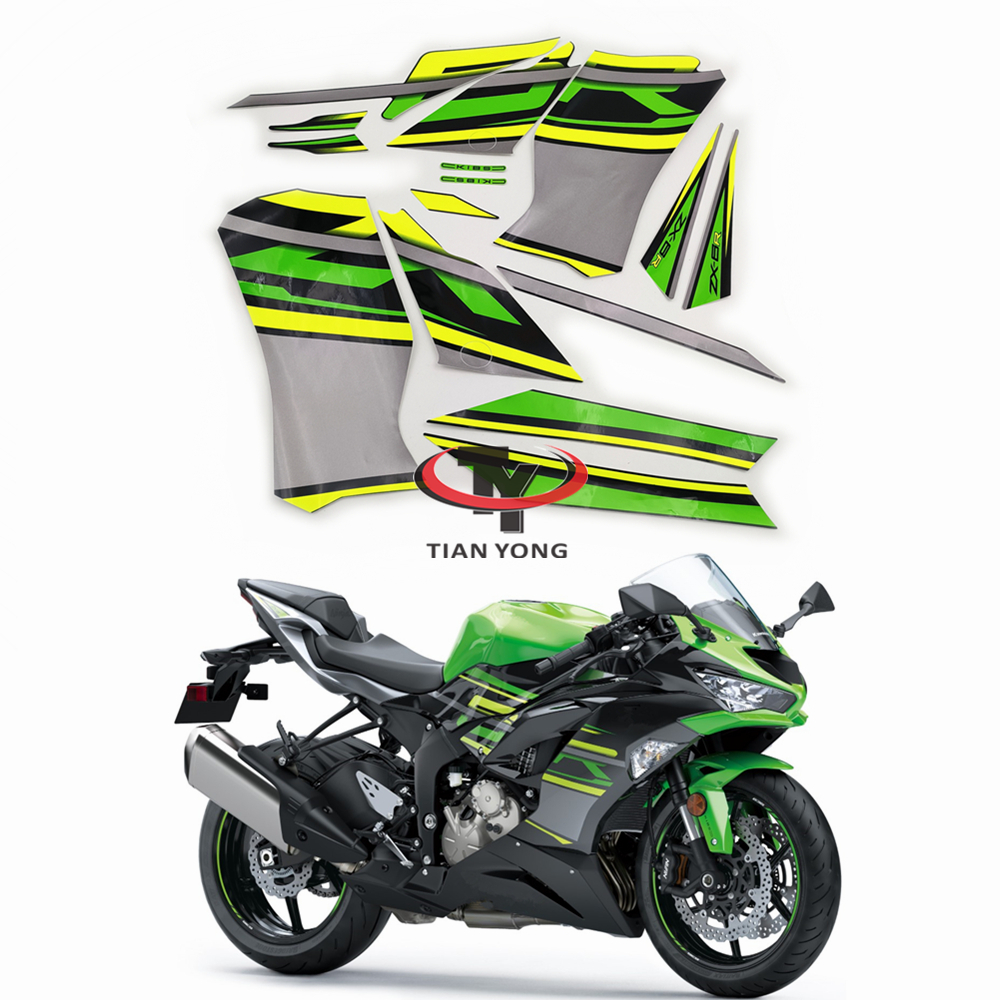 For ZX6R ZX 6R 636 2019-2020-2021-2022-2023 Decal Sticker Full