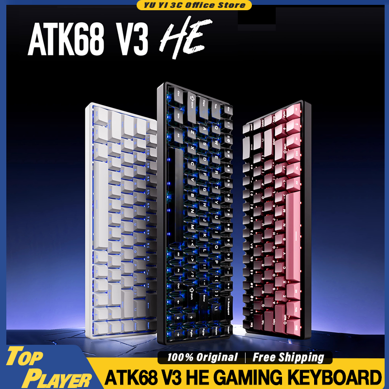 ATK68 V3 HEゲーミングキーボード RTステップ精度0.001mm 8KHZ